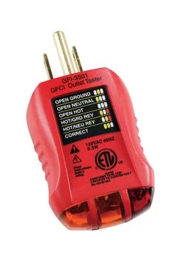 Gardner Bender 110-125 V LED Outlet And GFCI Tester 1 Pk