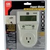 Gardner Bender Power Meter Calculates KW-h, Volts, Amps, Watts And HZ Energy Consumption Monitor