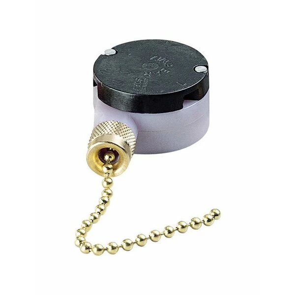 PULL SWITCH BRASS 2SPEED