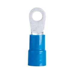 6 Ga. Insulated Wire Ring Terminal Blue 4 Pk