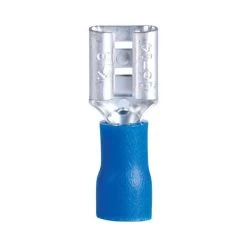 16-14 Ga. Insulated Wire Female Disconnect Blue 20 Pk