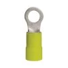 4 Ga. Insulated Wire Ring Terminal Yellow 4 Pk