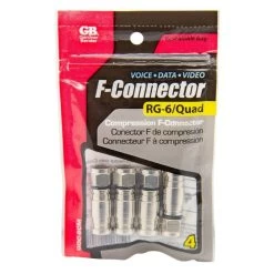 Coax Connector, Compression F-Series, PK4