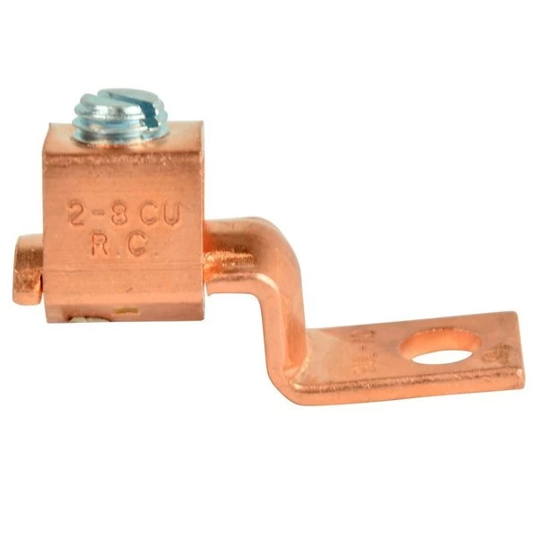 Copper Lug Mech 2Pk 8-2 Awg