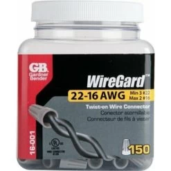 22-16Awg Wire Conn Gray 150/Jar