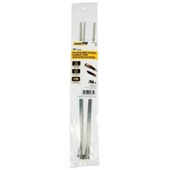 Gardner Bender 221043 14 In. Narrow Cable Tie; Stainless Steel - 5 Per Pack