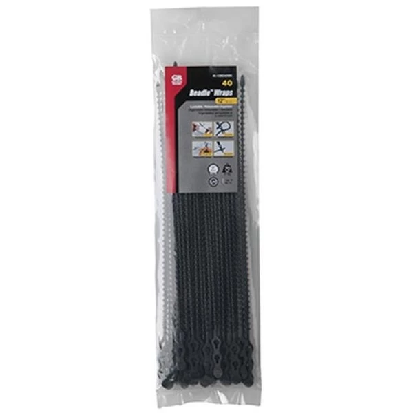 Gardner Bender 46-12BEADBK 12 In. Beadle Cable Tie