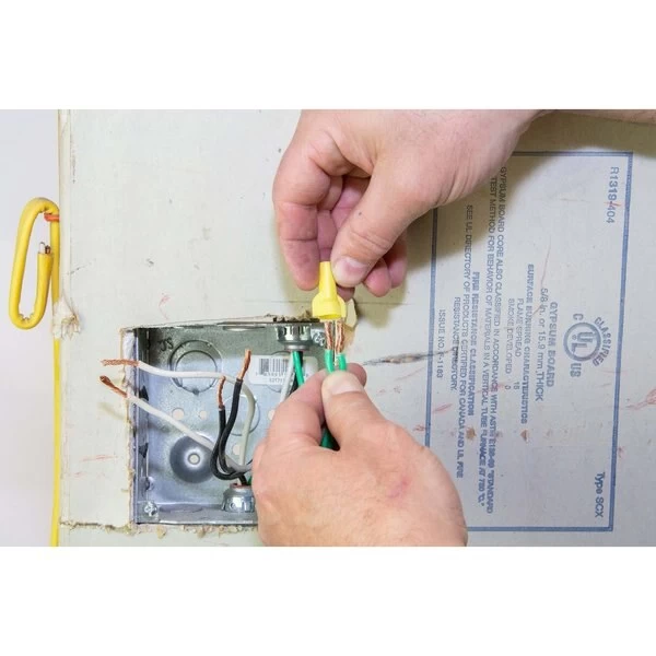 WingGard 84 Wire Connector, 22 To 10 AWG Wire, Steel Contact, Polypropylene Housing Material, Yellow - Image 4