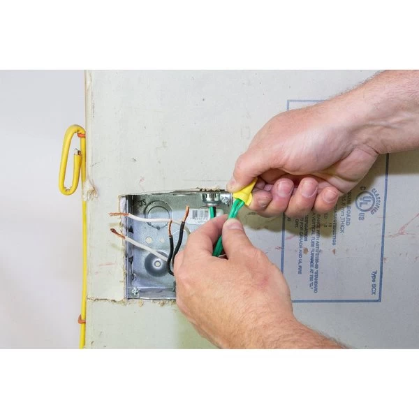 WingGard 84 Wire Connector, 22 To 10 AWG Wire, Steel Contact, Polypropylene Housing Material, Yellow - Image 5