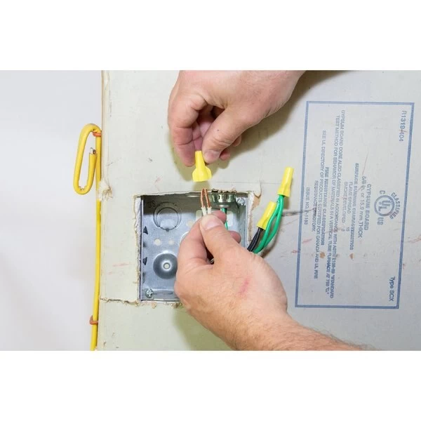 WingGard 84 Wire Connector, 22 To 10 AWG Wire, Steel Contact, Polypropylene Housing Material, Yellow - Image 10
