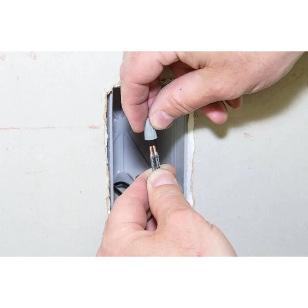 WireGard 1 Wire Connector, 22 To 16 AWG Wire, Steel Contact, Polypropylene Housing Material, Gray - Image 5