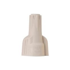 HexLok Wire Connector, 22 To 8 AWG Wire, Copper Contact, Thermoplastic Housing Material, Tan