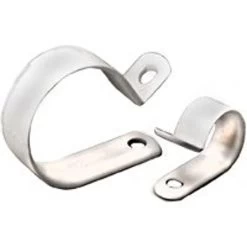 Cable Clamp, 1 In Max Bundle Dia, Plastic, White