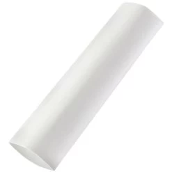 Heat Shrink Tubing, 12 In Dia, 4 In L, Polyolefin, White
