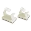 Cable Holder, 38 In Max Bundle Dia, NylonPlastic, White