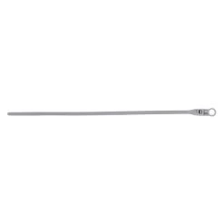 Cable Tie, Mounting, 8", 50 Lb., Grey, PK15