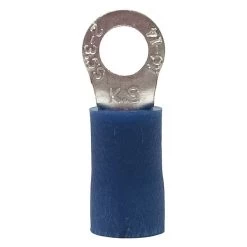 Insul Ring Terminal, 16-14 4-6 Stud, PK22