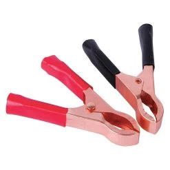 Copper Insul Battery Clip/Clamp, 30A, PK2