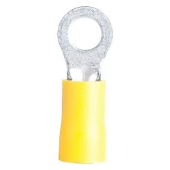 Insulated Rng Terminal, 4AWG 1/2"Stud, PK4