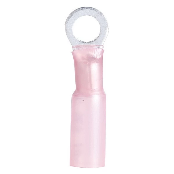Ring Terminal Heat Shrink, 22-18 AWG, PK3