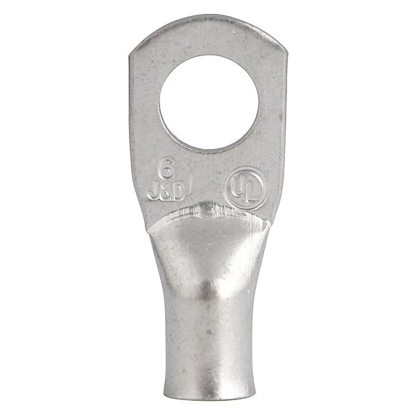 Heavyduty Plted Lug, 5/16" Stud 6 AWG, PK2