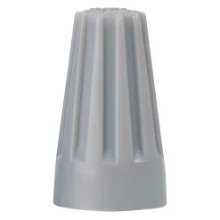 Twist-on Wire Cnnectr, 22-16, Gray, PK25000