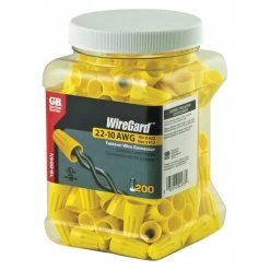 Wire Connector, Yellow, PK200