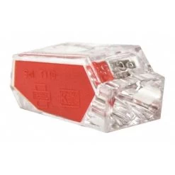 Wire Connector, Push-In, 2-Port, PK100