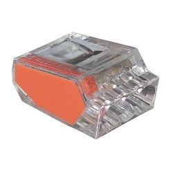 Wire Connector, Push-In, 3-Port, PK100