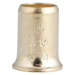 Crimp, Steel, 10 To 18 AWG, PK100