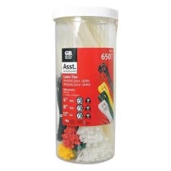 Assorted Cable Ties PK 650