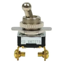 Toggle Switch, SPST, 6A, 120VAC, On/Off