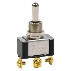 Toggle Switch, SPDT, On/Off/On, 3/4 Hp @ 125 To 250V AC