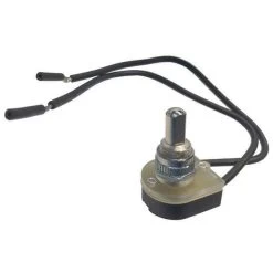 Switch, Nickel, Push On/Off, SPST, 6A, 125VAC