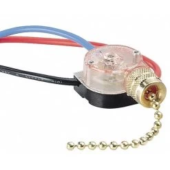 Pull Switch, 3-Speed, SPTT, Off/On/On/On