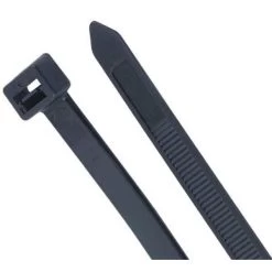 24" L Heavy Duty Cable Tie Black PK 50