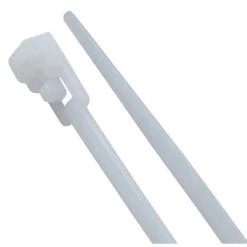 12" L Releasable Cable Tie 50 Lb PK 10