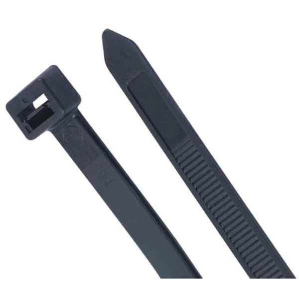 30" L Heavy Duty Cable Tie Black PK 25