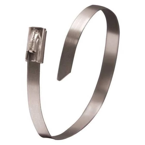 11" L Stainless Steel Cable Tie PK 10