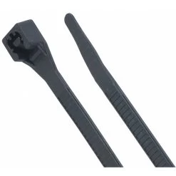 15" L Heavy Duty Cable Tie Black PK 50