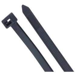 18" L Heavy Duty Cable Tie 175 Lb Black PK 10
