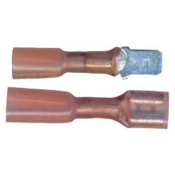 Terminal, Crimp/Solder/Shrink, Red, PK6