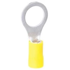 12-10 AWG Vinyl Ring Terminal 1/4" To 3/8" Stud PK50