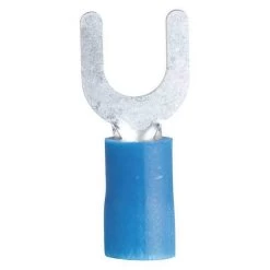 16-14 AWG Vinyl Spade Terminal #8, #10 Stud PK100